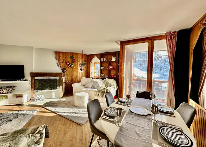 Апартаменти Luxury 4beds Ski-in&out Large! Брей-Червінія