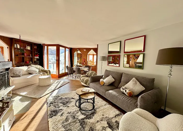 Апартаменти Luxury 4beds Ski-in&out Large! Брей-Червінія